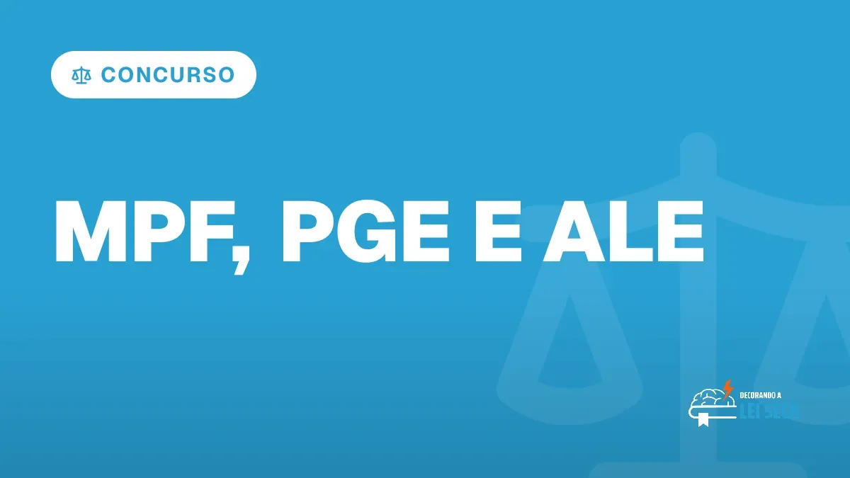 Capa do artigo "Concurso Procurador 2026: MPF, PGE e ALE" — CONCURSO