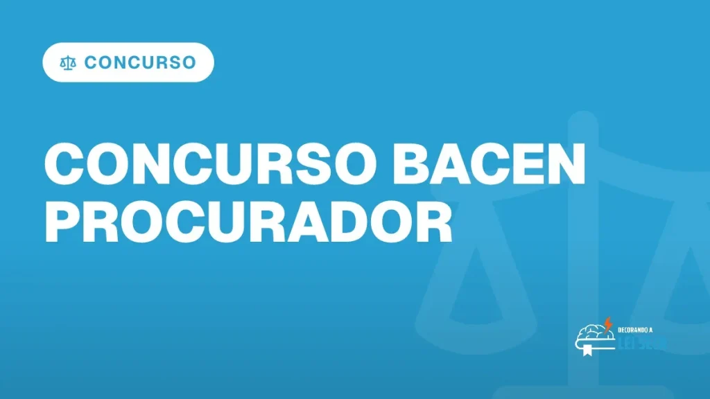 Capa do artigo "Concurso BACEN Procurador: 20 Vagas e ENAP Eliminatório" — CONCURSO