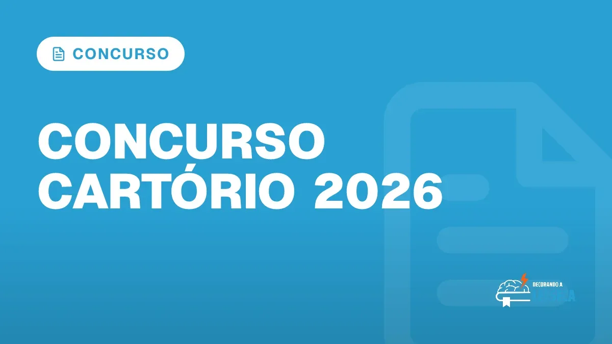 Capa do artigo "Concurso Cartório 2026: Editais e Próximos Passos" — CONCURSO
