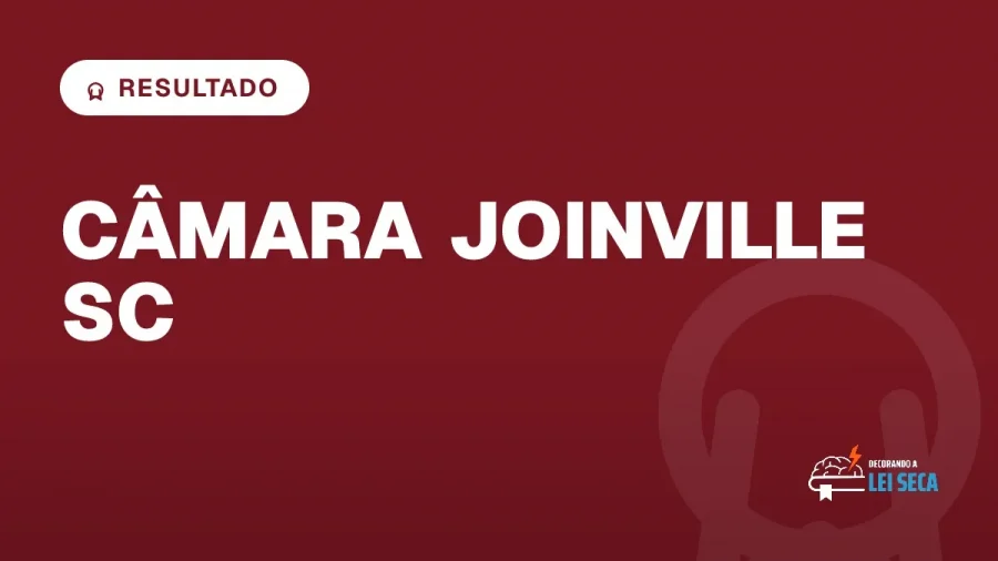 Capa do artigo "Concurso Procurador Câmara de Joinville SC: Resultado" — RESULTADO